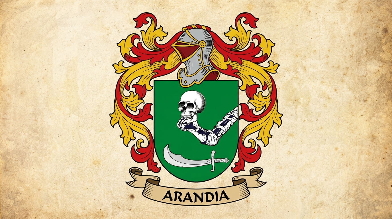 Escudo atribuido a una rama del apellido Arandia