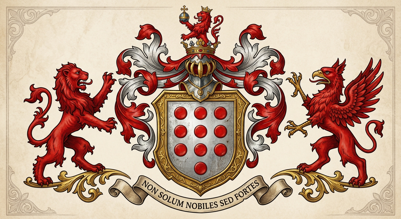 Escudo de armas atribuido al apellido Cuevas