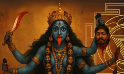 Kali, Madre terrible de la justicia divina