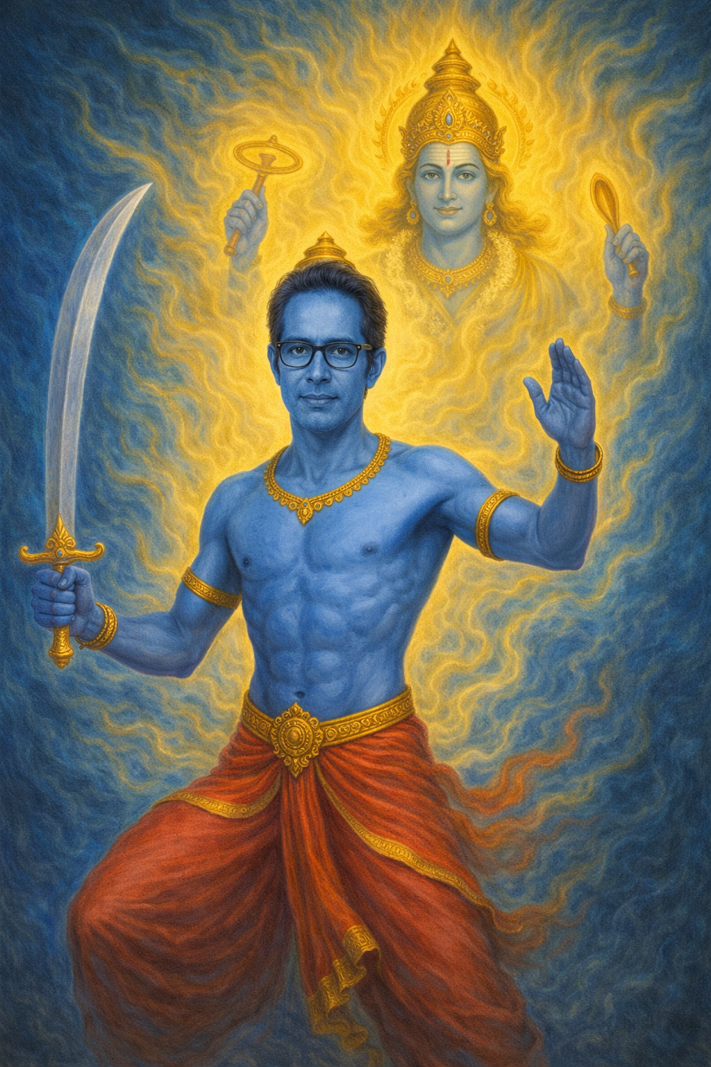 Kalki con la fuerza de Narayana