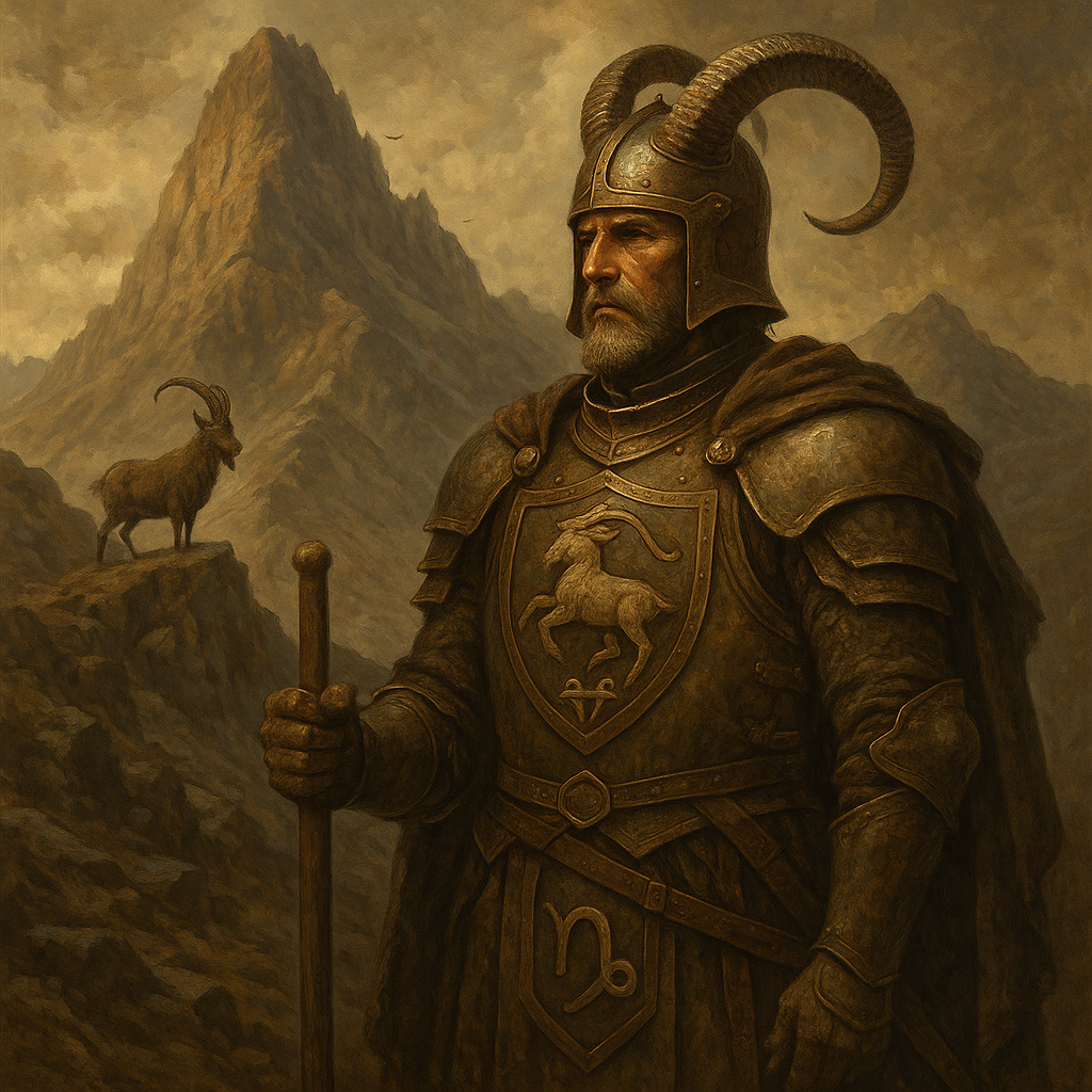 Capricornio en Tierra — Caballero de la montaña